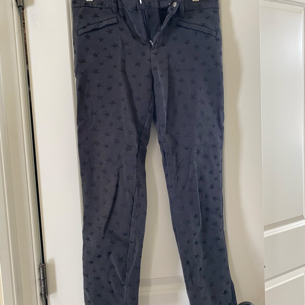 GAP Grey and Black Star Skinny Ankle Pants Size 4